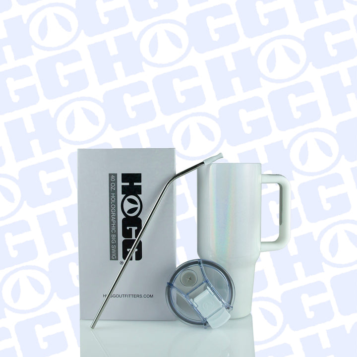 40oz Sublimatable Holographic Big Swig Tumbler | Holographic