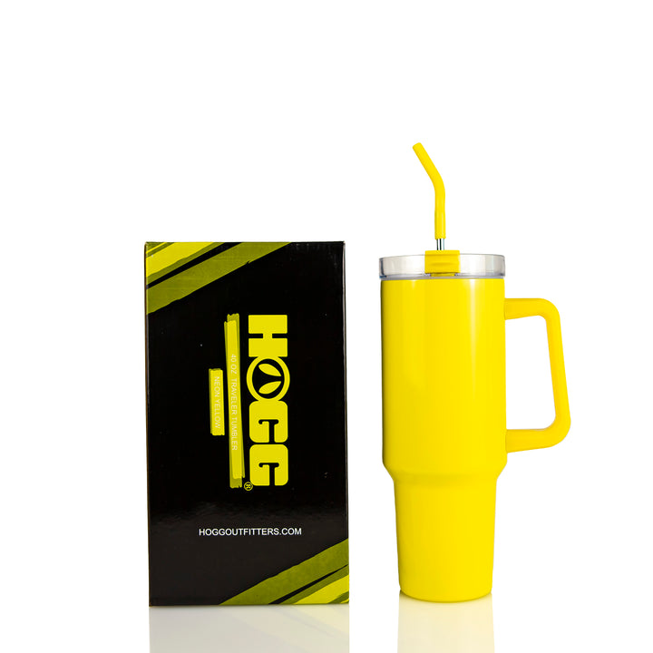 40oz Sublimatable Neon Traveler Tumbler Case (24 Units) - Neon Yellow | Yellow