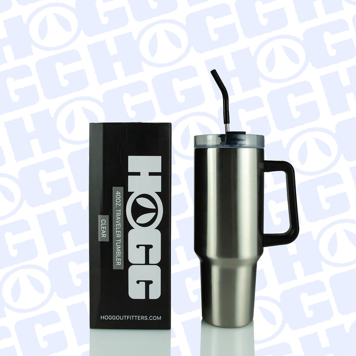 40oz Sublimatable Clear Traveler Tumbler | Clear