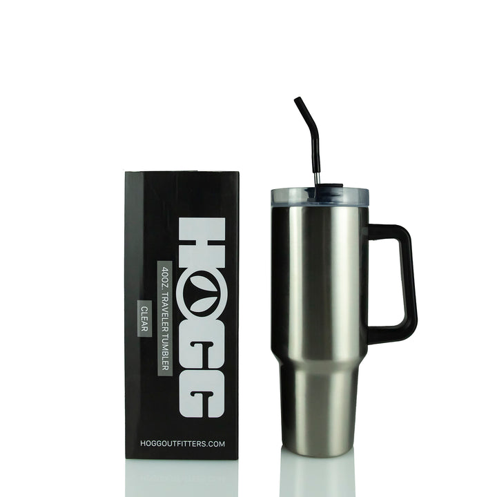 40oz Sublimatable Clear Traveler Tumbler | Clear