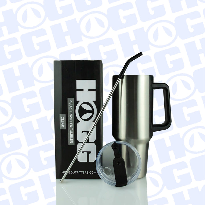 40oz Sublimatable Clear Traveler Tumbler | Clear