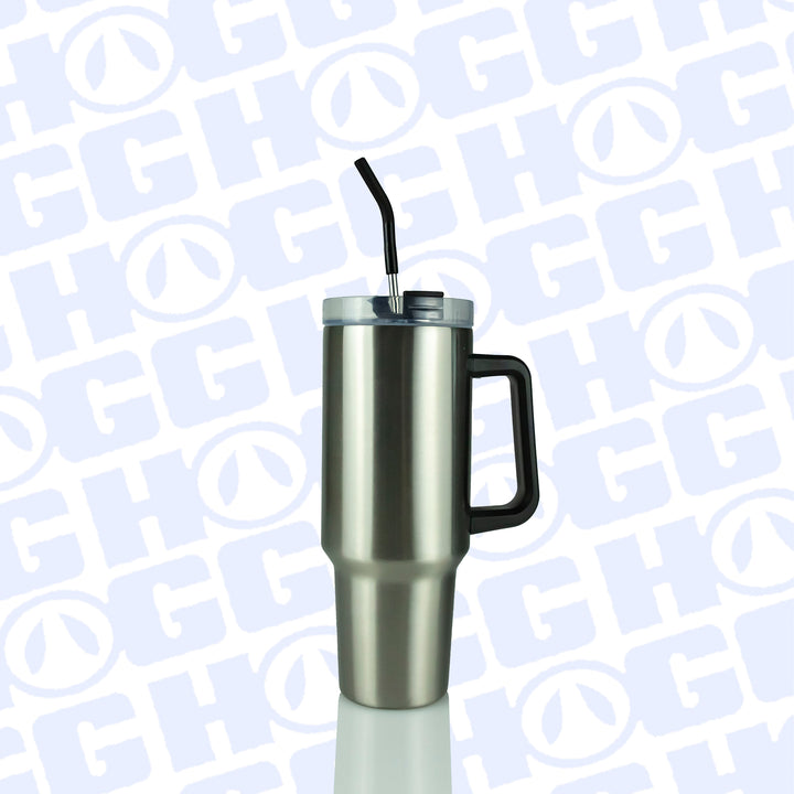 40oz Sublimatable Clear Traveler Tumbler | Clear