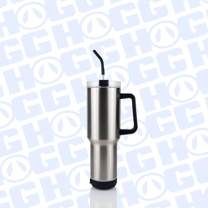 40oz Sublimatable Clear Traveler Speaker Tumbler | Clear