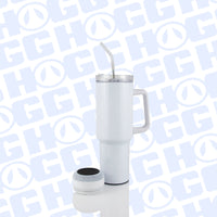 40oz Sublimatable Traveler Speaker Tumbler | White
