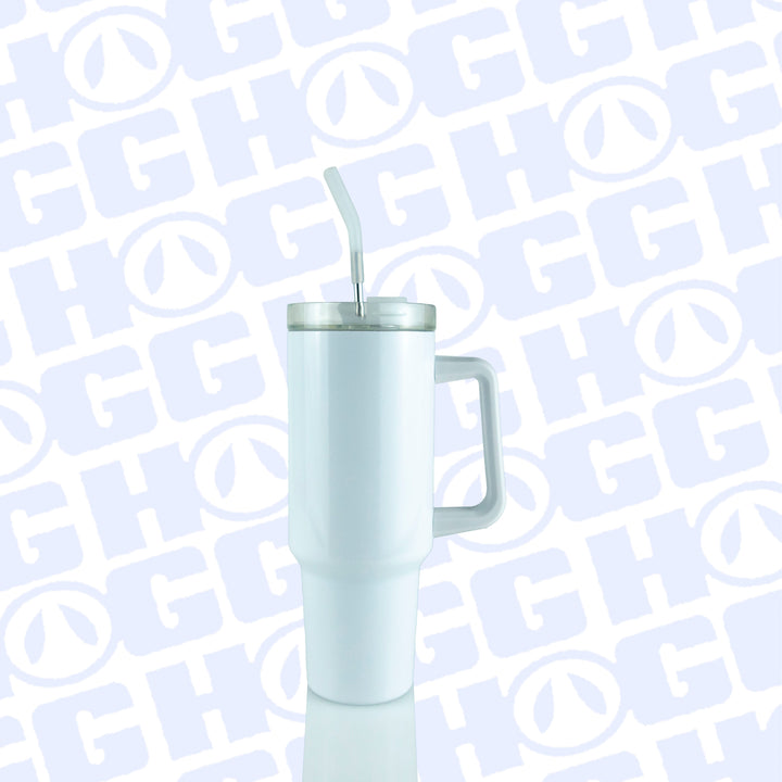 40oz Sublimatable Traveler Tumbler Case (24 Units) | White