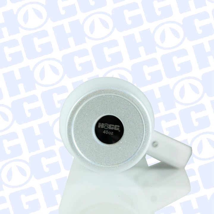 40oz Sublimatable Holographic Traveler Tumbler Case (24 Units) - White | White