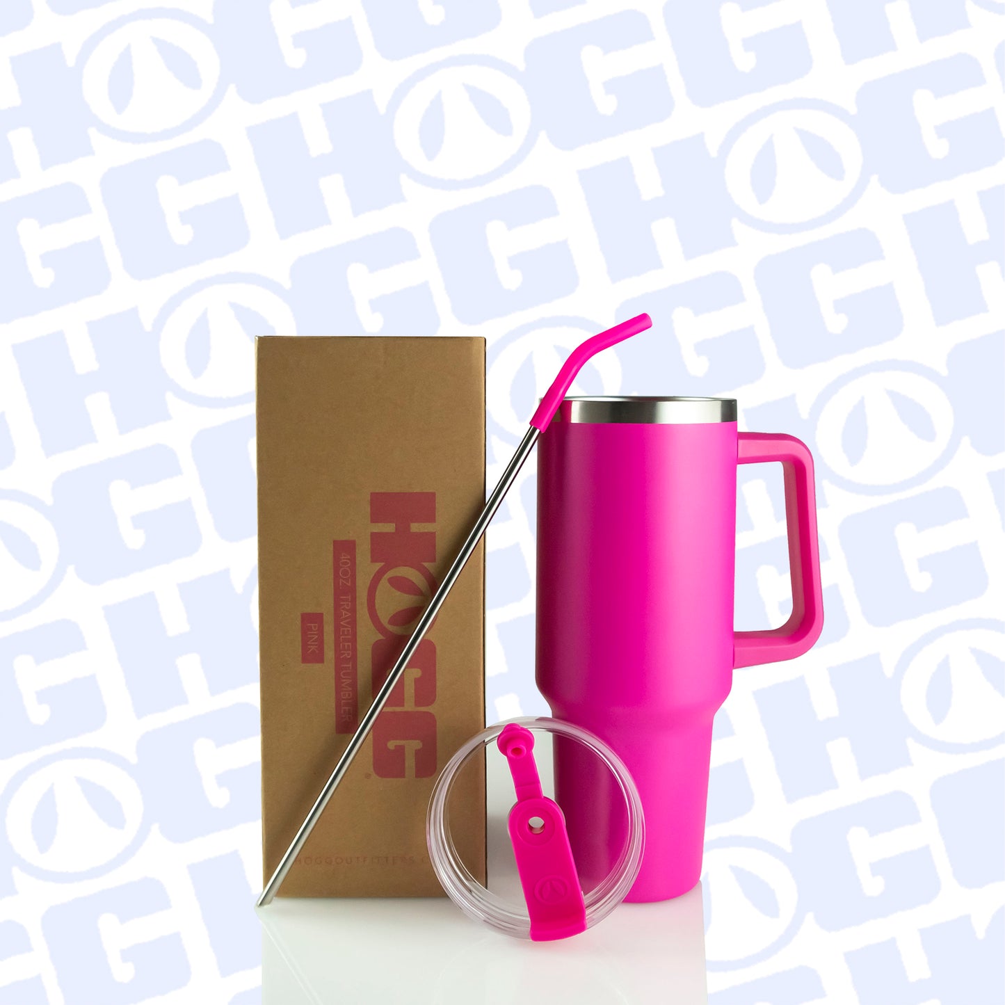 40oz TRAVELER TUMBLER CASE (24 UNITS) - PINK