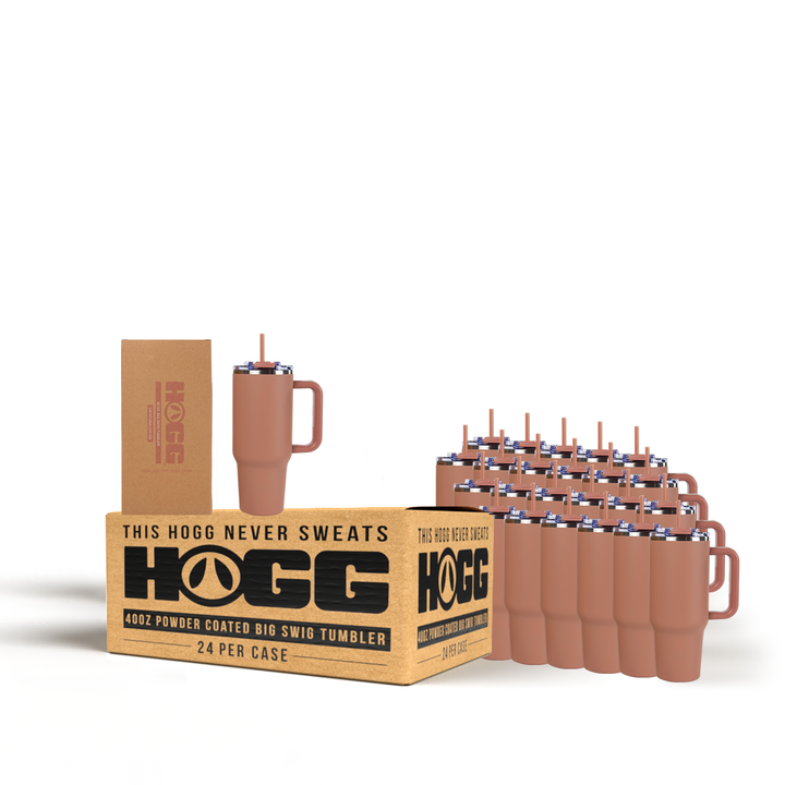 40oz Powder Coated Big Swig Tumbler Case (24 Units) - Special Color Releases | Catatonia Cocoa