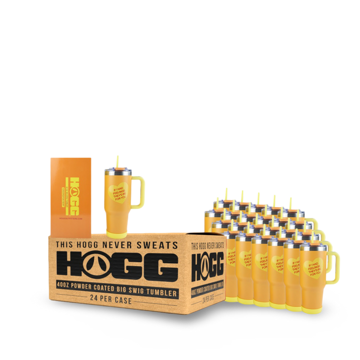40oz Powder Coated Big Swig Tumbler Case (24 Units)