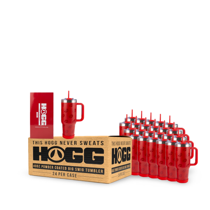 40oz Powder Coated Big Swig Tumbler Case (24 Units)