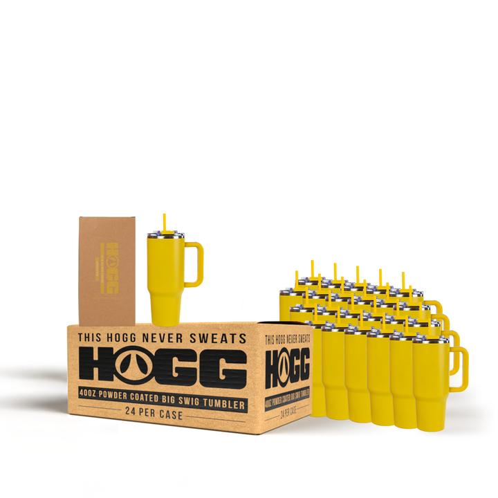 40oz Powder Coated Big Swig Tumbler Case (24 Units) - Special Color Releases | Spanish Sun