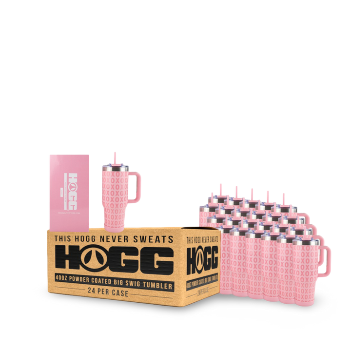 40oz Powder Coated Big Swig Tumbler Case (24 Units)