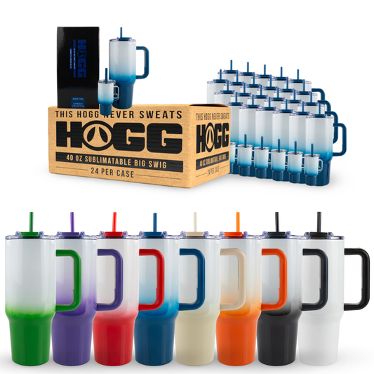40oz Sublimatable Big Swig Tumbler Case (24 Units) - Game Day Collection