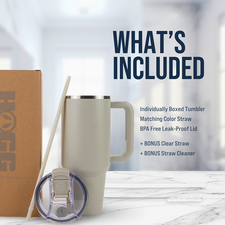 40oz Powder Coated Big Swig Tumbler Case (24 Units)