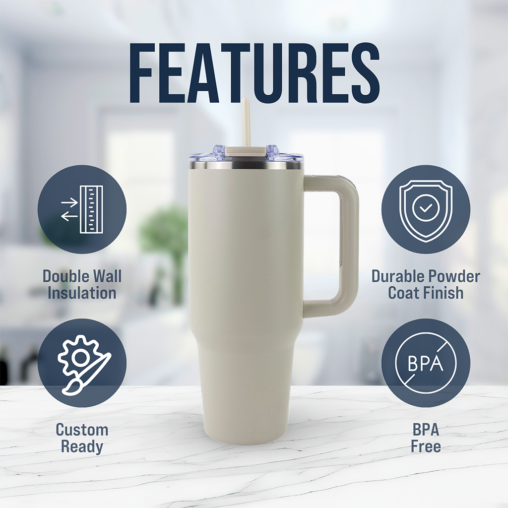 40oz POWDER COATED BIG SWIG TUMBLER CASE (24 UNITS)