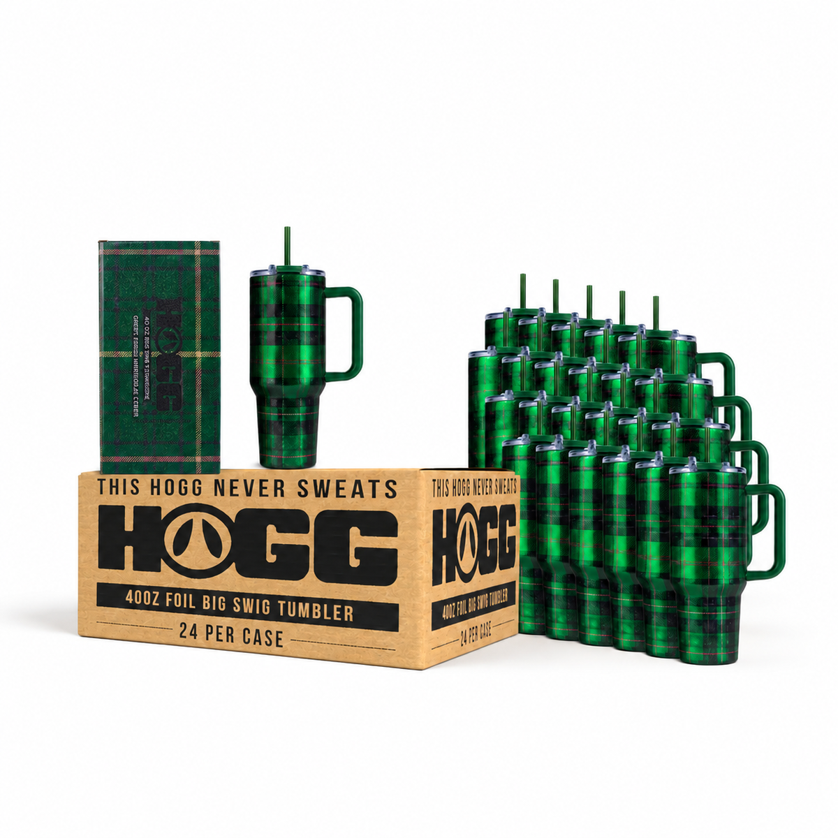 40oz Foil Big Swig Tumbler Case (24 Units) - Holiday '26 Collection