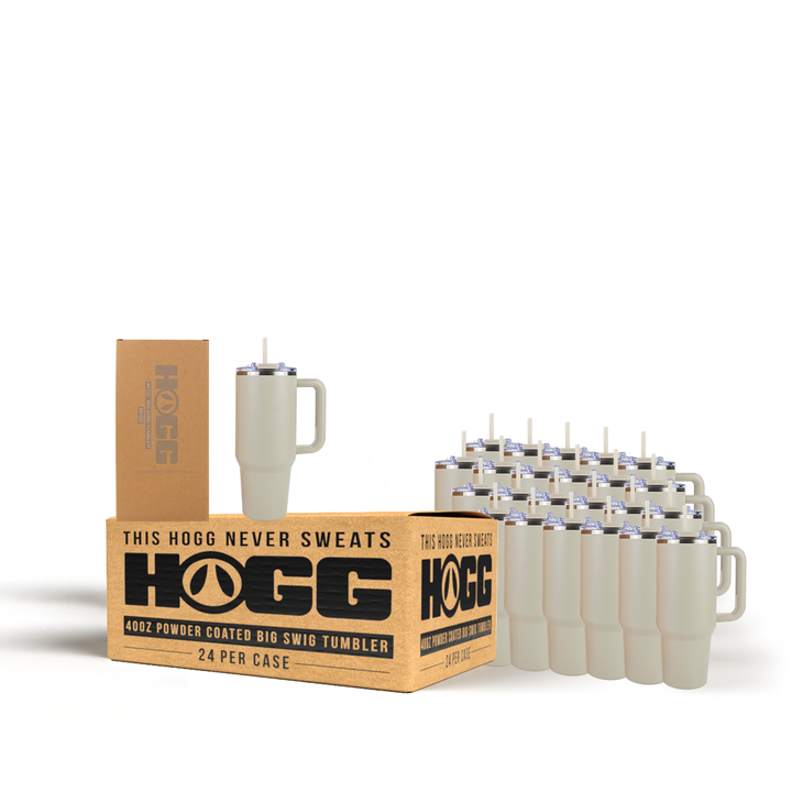 40oz Powder Coated Big Swig Tumbler Case (24 Units)