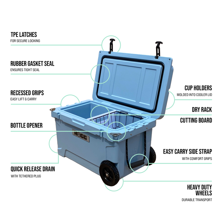 45qt Hogg Coolers — Clear Sky