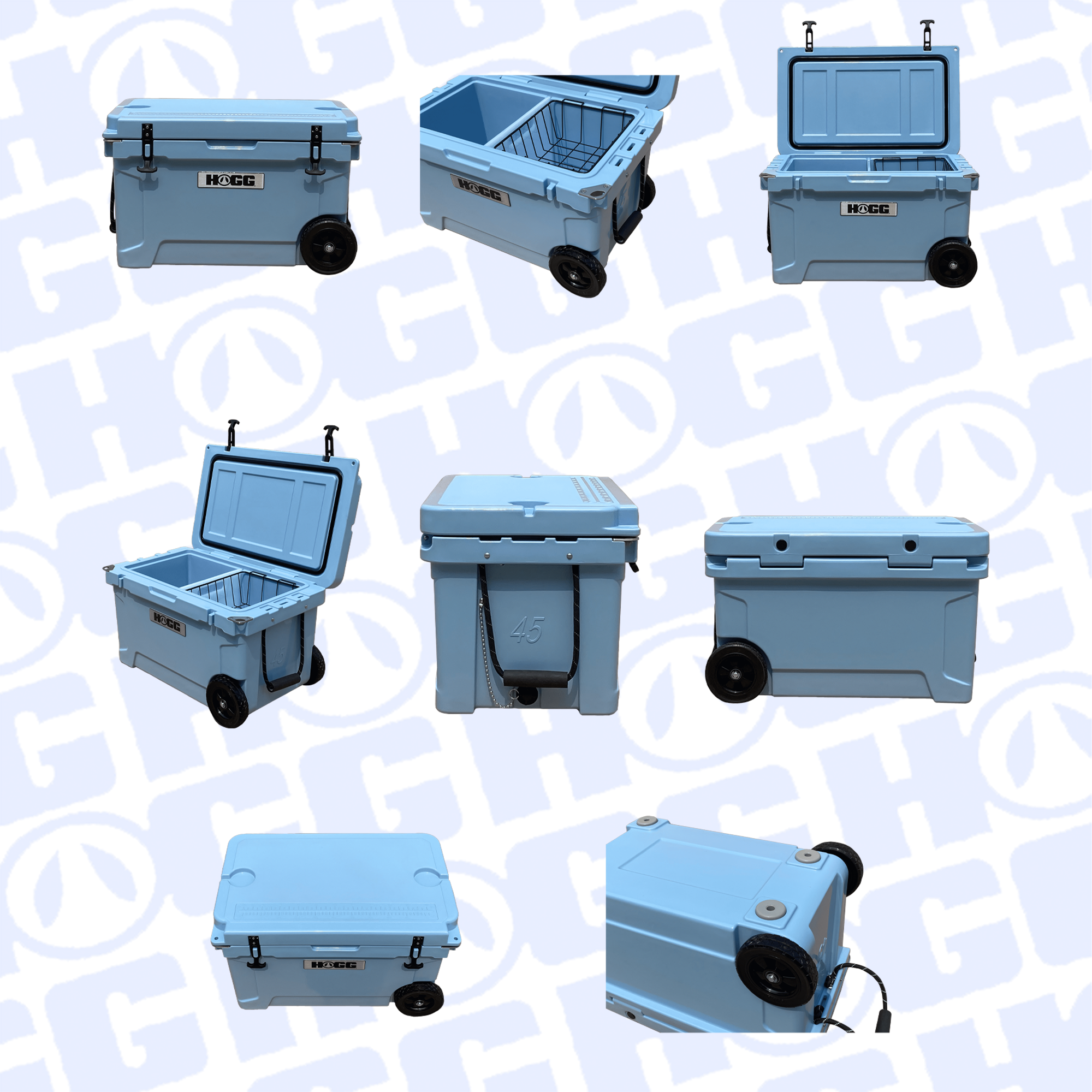 45QT HOGG COOLERS - PASTEL COLLECTION