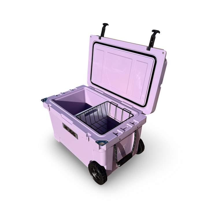 Daydream Club – 45qt Hogg Cooler — Lavender Drift | Side View