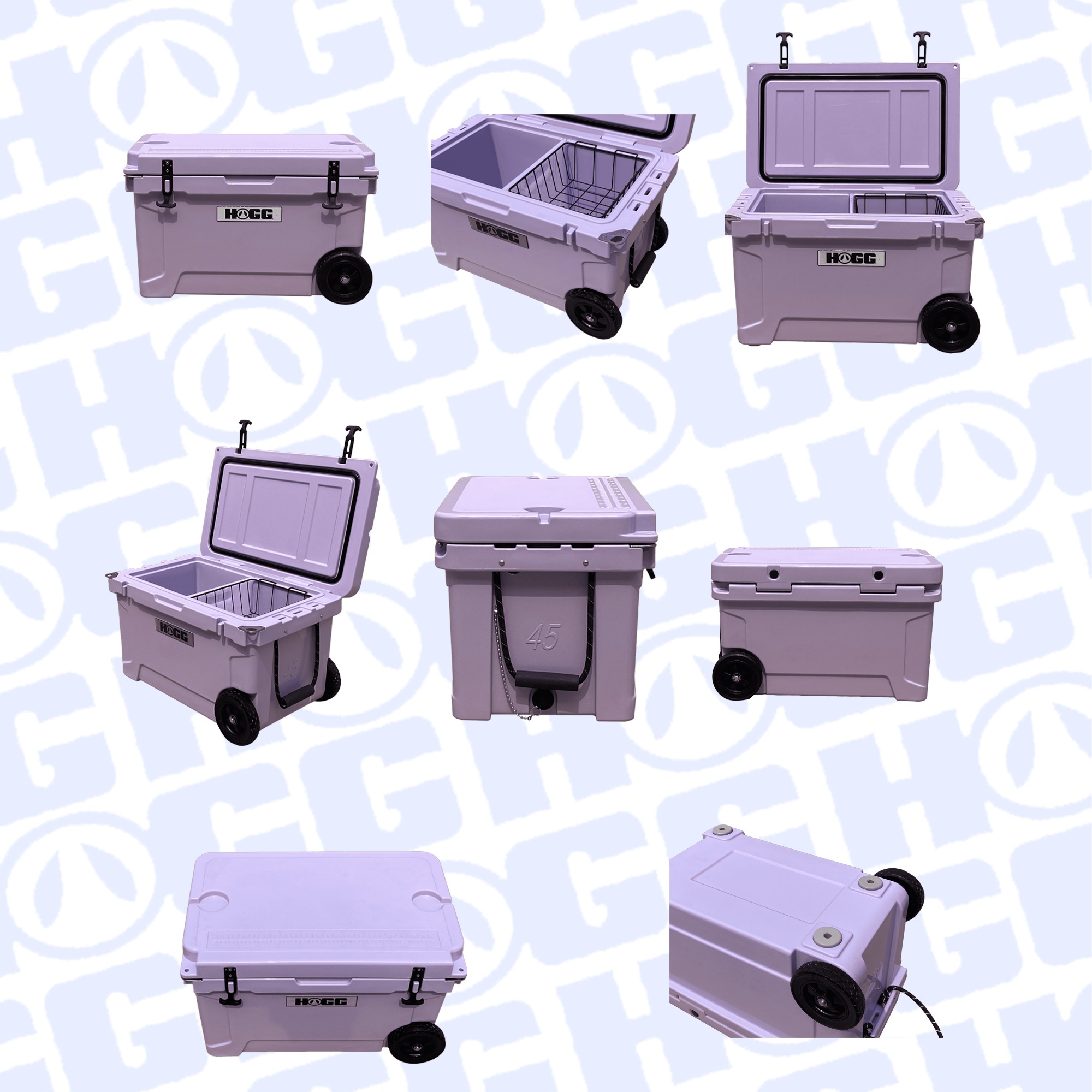 45QT HOGG COOLERS - PASTEL COLLECTION