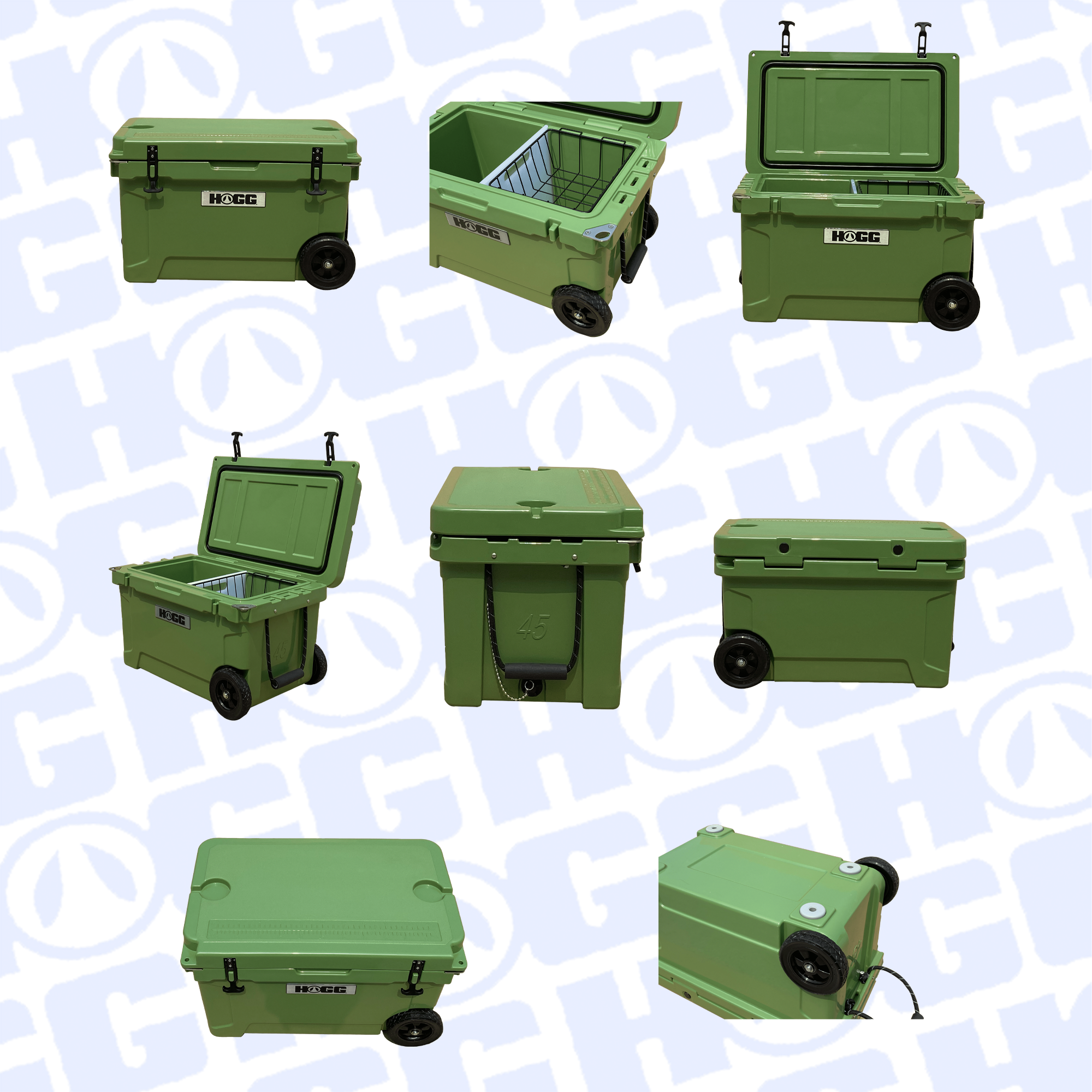 45QT HOGG COOLERS - PASTEL COLLECTION