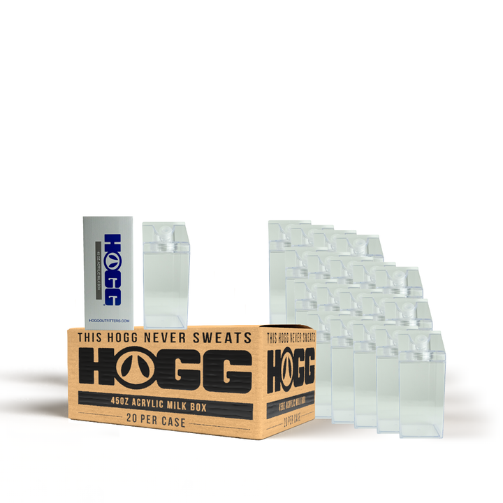 45oz Acrylic Milk Box Case (20 Units)