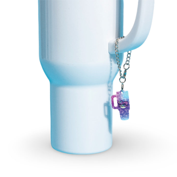 Sublimatable Tumbler Charm Tag - 12 Pack - alternate angle | sublimatable accessory blank