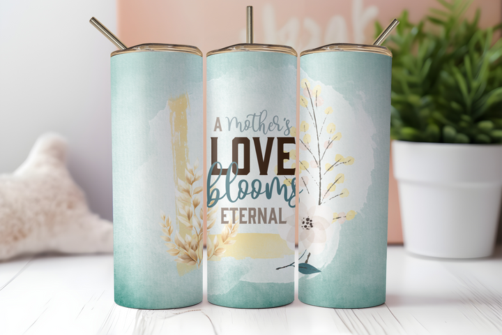 Assorted Ready to Press Sublimation Prints for 20oz Straight Skinny Tumblers (10 Pack) - Mom