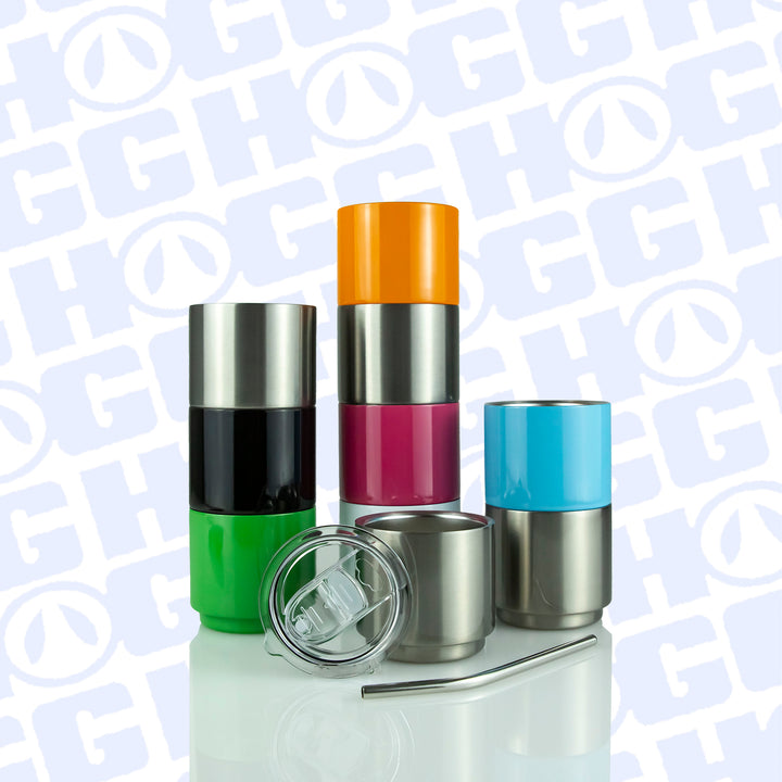 4oz Sublimatable Shot Glass Tumbler — Multi 6 Pack