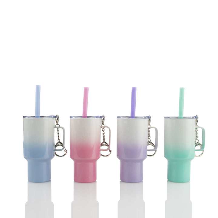 4oz Sublimatable Mini Traveler Tumbler Set - 4 Pack