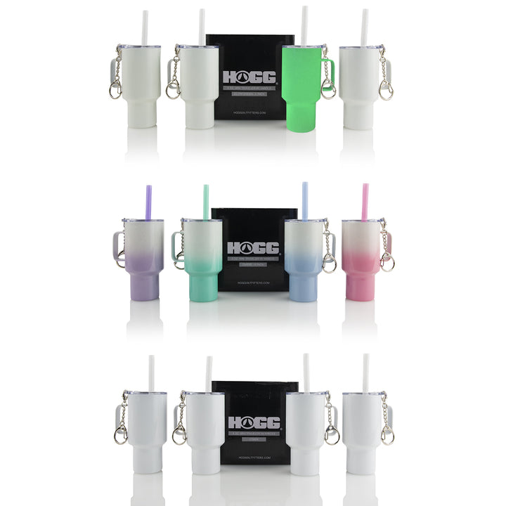 4oz Sublimatable Mini Traveler Tumbler Set - 4 Pack