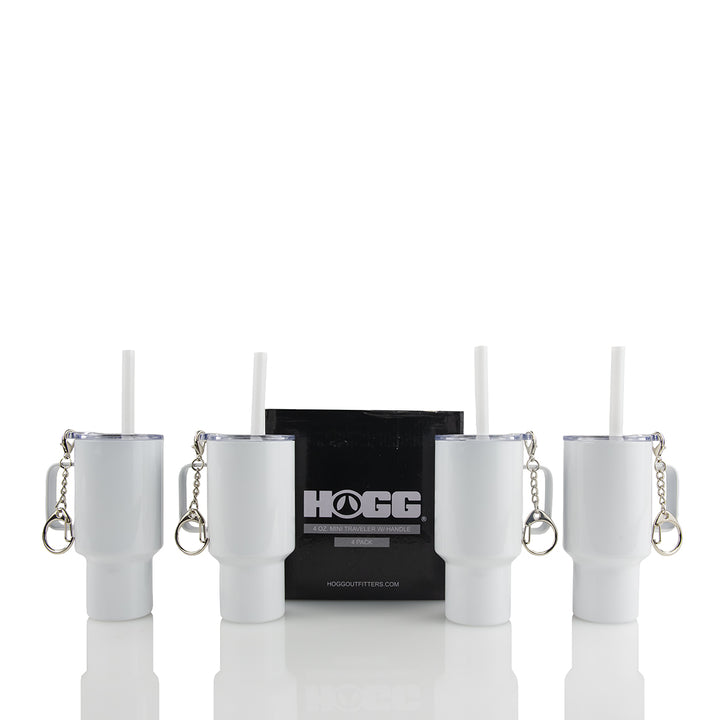 4oz Sublimatable Mini Traveler Tumbler Set - 4 Pack