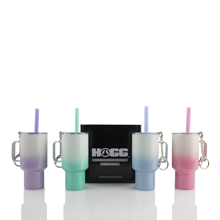 4oz Sublimatable Mini Traveler Tumbler Set - 4 Pack