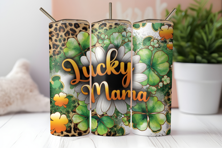 Digital Sublimation Designs - St. Patricks Day Collection Tumbler Wraps — 40oz Big Swig — Lucky Goose