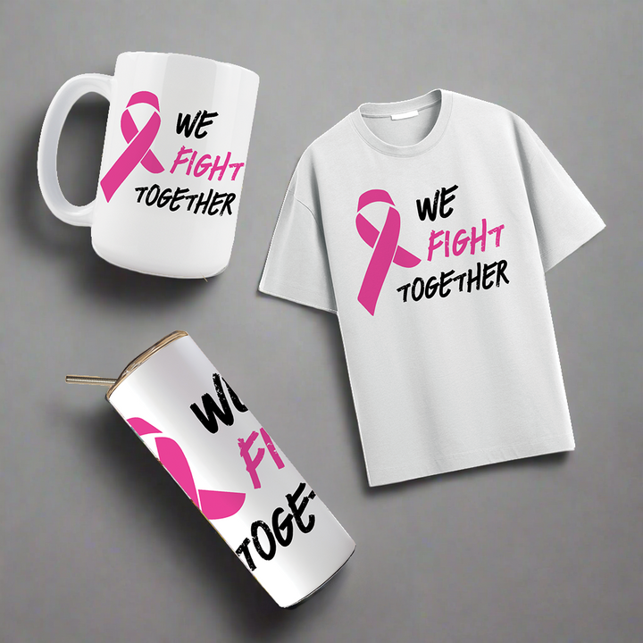 Multi Product Use - Digital Sublimation Designs - Breast Cancer Awareness — Fighting Together