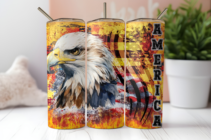 Digital Sublimation Designs - Fourth of July Tumbler Wraps — 40oz Big Swig — Red White and Boozy