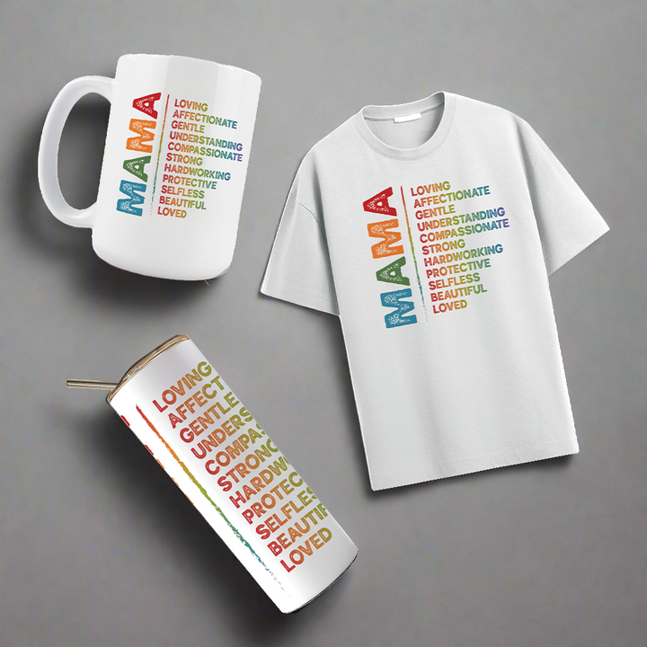 Multi Product Use - Digital Sublimation Designs - Best Mama Ever — Mama Adjectives