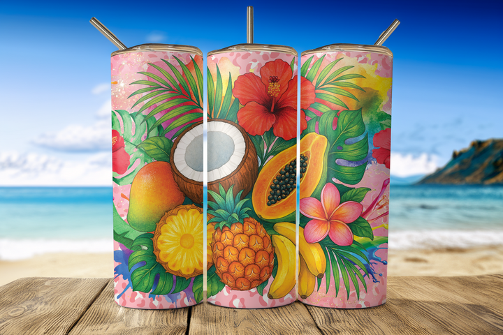 Assorted Ready to Press Sublimation Tumbler Prints (14 Pack) - Summer — 20oz Skinny