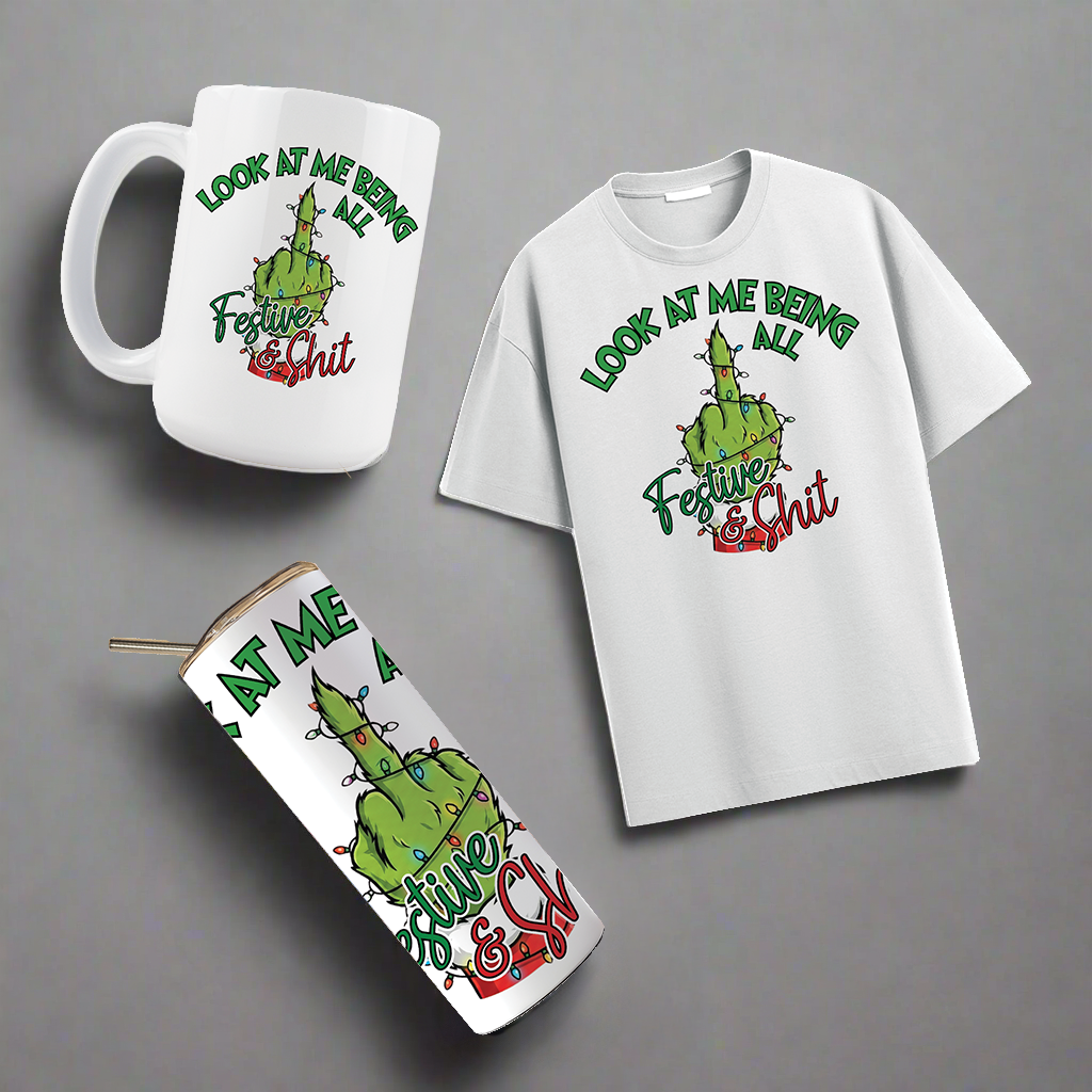 MULTI PRODUCT USE - DIGITAL SUBLIMATION DESIGNS - MERRY CHRISTMAS
