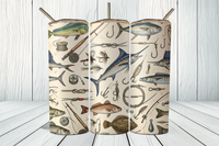 Assorted Ready to Press Sublimation Tumbler Prints (12 Pack) - Fishing Hunting Season