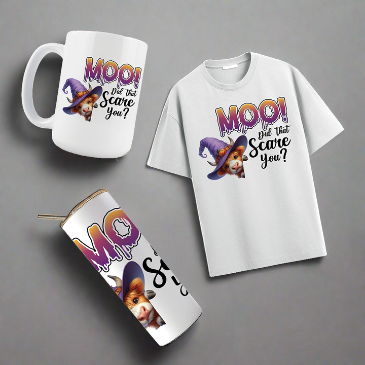 Multi Product Use - Digital Sublimation Designs - Halloween 2025 — Cute Witch Moo