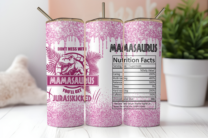 Digital Sublimation Designs - Mom Vibes Collection Tumbler Wraps — 40oz Big Swig — Flower Mother