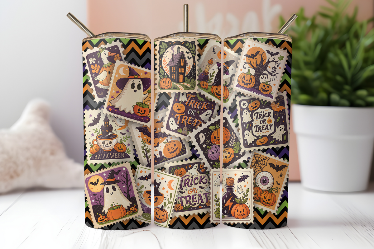 Digital Sublimation Designs - Halloween 3 Tumbler Wraps