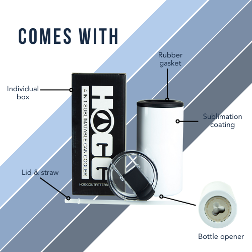 SUBLIMATABLE 4 IN 1 CAN COOLER