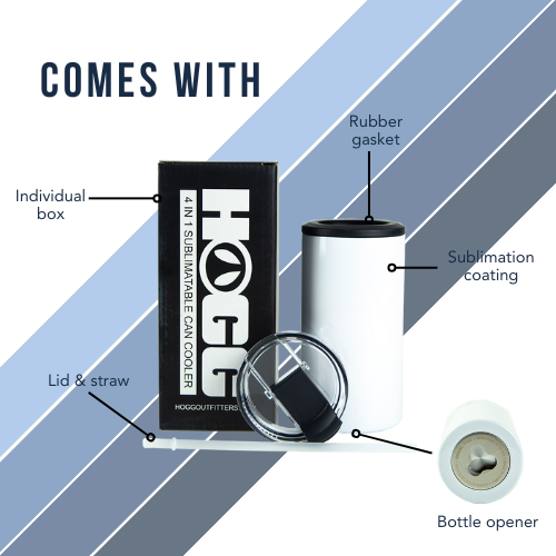 Sublimatable 4 in 1 Can Cooler