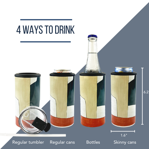 Sublimatable 4 in 1 Can Cooler