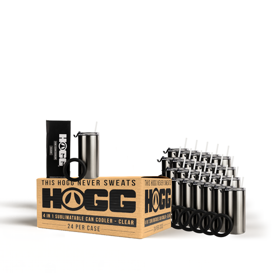 SUBLIMATABLE 4 IN 1 CAN COOLER CASE (24 UNITS) - CLEAR