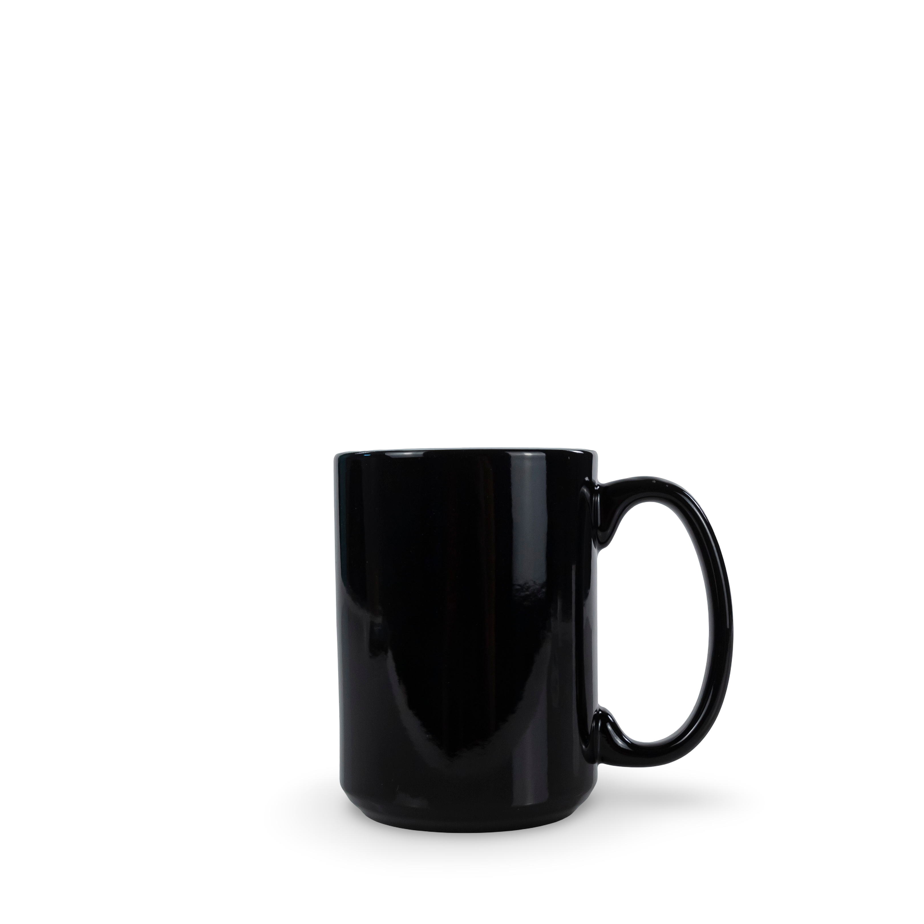15oz SUBLIMATABLE CERAMIC HEAT CHANGING COFFEE MUG - BLACK