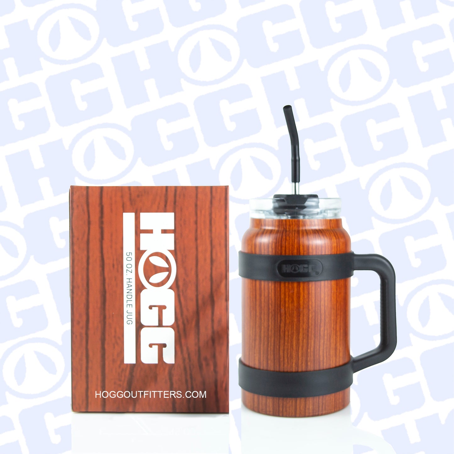 50oz HANDLE JUG CASE (8 UNITS) - LIGHT WOOD GRAIN